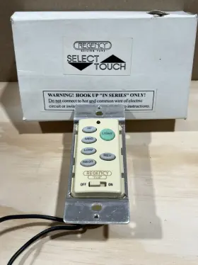 2WWCD-A REGENCY Select Touch Fan Control Light Switch