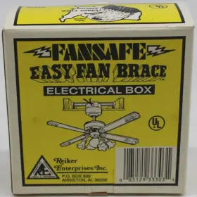 085129333031 REIKER Fansafe Fan Brace Electrical Box Ceiling
