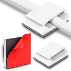 727196815088 RELUEN Adhesive Cable Clips Wall Cord Organizer 727196815088 RELUEN Adhesive Cable Clips Wall Cord Organizer