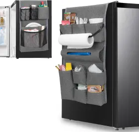 CARM02101 REXMICA Mini Fridge Organizer Pockets Storage Bag