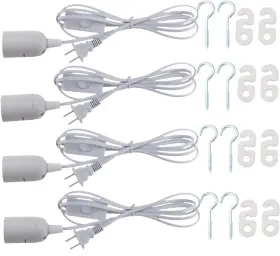 NHBGVJK-425 REXTIN Led Light Socket Extension Cord Switch