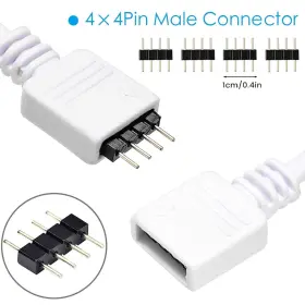 600740426117 RGBZONE Pack Extension Cable Connect Female Plug #2