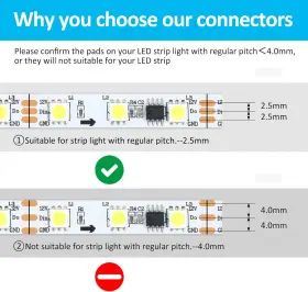 FB0424 RGBZONE Led Extension Cable Wire Connectors Strip #3