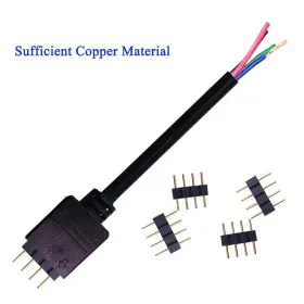 FB1171 RGBZONE Pack Pins Led Splitter Cable Strip Connector #2