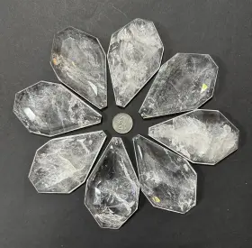 KDC-2001005A8MI ROCKCRYSTALPLAZA Natural Crystal Chandelier