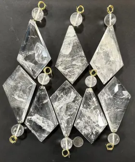KDC-2251002A8MI ROCKCRYSTALPLAZA Natural Crystal Chandelier