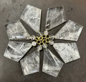 KDIG-1021008A8MI ROCKCRYSTALPLAZA Crystal Chandelier Sconce