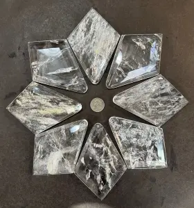 KDIG-1251005A8MI ROCKCRYSTALPLAZA Natural Quartz Chandelier