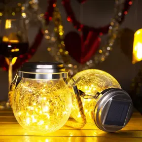 Roshwey B0bz138kz7 Solar Lantern Gifts For Women 4 Pack Hanging Garden Decor Lights