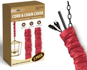 742574160253 ROYAL DESIGNS Fabric Cord Chain Covers Pack