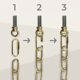 LC-2001-PB-6-1 ROYAL DESIGNS Lighting Fixture Chain #2