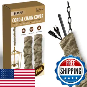 Royal Designs Inc. B07m5m39m2 Inc. Cord Chain Cover 4 Ft Silk Type Fabric