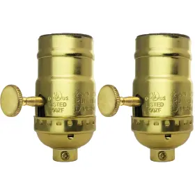 LS-5011-PB-02 ROYAL DESIGNS Lamp Socket Incandescent Led Knob