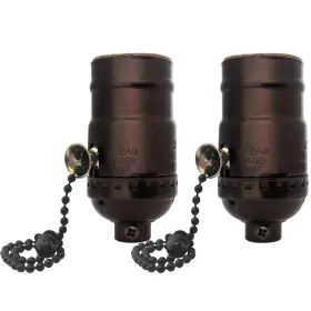 LS-5019-ORB-02 ROYAL DESIGNS Chain Lamp Socket Incandescent
