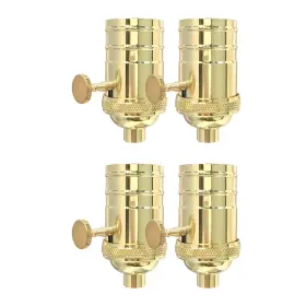 LS-5061-PB-4 ROYAL DESIGNS Turn Knob Lamp Socket