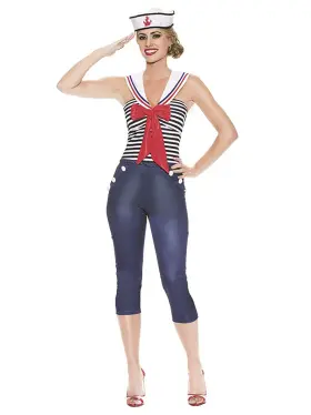 D19549-000-S RUBIE S Womens Come Sail Costume