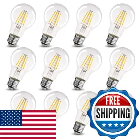 B0DQTDYVXL RUNQUIZ Led Bulbs Dimmable Edison Light