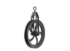 653341975218 WHEEL Farmhouse Pulley Wall