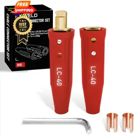 RX40LC-R RX WELD Cable Connector Set Male Female