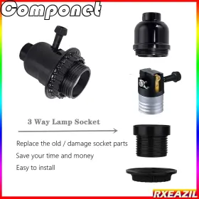 RVUS0071LS01 RXEAZIL Turn Knob Lamp Socket Phenolic #3