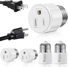 SL-SAILLONG-1005 SAILLONG Pack Prong Light Socket Plug Bulb