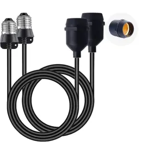 GHY67 SCOMX Light Socket Extender Cord Extensi