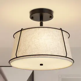 B0F3XF1PXC SCYVENRA Semi Flush Mount Ceiling Light Fixture