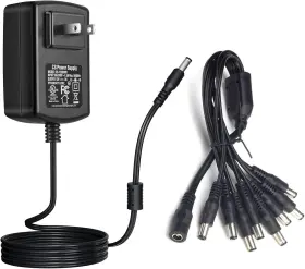 445041548525 SECURITY-01 Power Supply Adapter Splitter Cctv