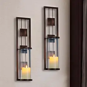 669818893640 SHELVING SOLUTION Wall Sconce Candle Holder Dini