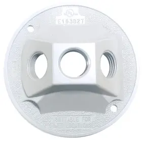 14383WH SIGMA ELECTRIC Hole Round Lamp Holder Cover