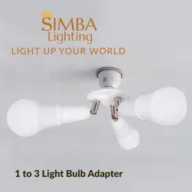 445008983932 SIMBA LIGHTING Light Bulb Socket Adapter Heads #2