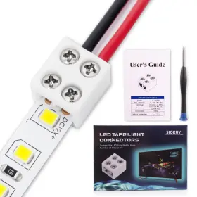 20PCS-10MM-CONNECTORS SIOKUY Solderless Led Strip Reliable