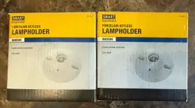 005-135 SMART ELECTRICIAN Porcelain Keyless Lamp Holder