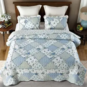 SMW-KAP-T41-R2 SMARTWISE Quilt Set Queen Bedding Pillowcase #3