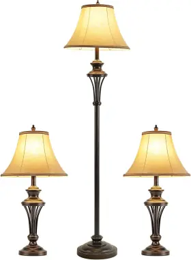704795948393 SMEIKE Pack Lamp Set Table Floor
