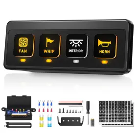 SF4WP SNOWYFOX Wireless Gang Switch Panel Multifunctional