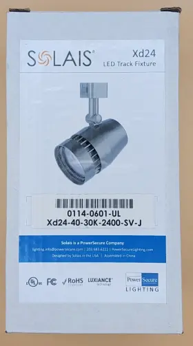 XD24-40-30K-2400-SV-J SOLAIS Led Track Fixture
