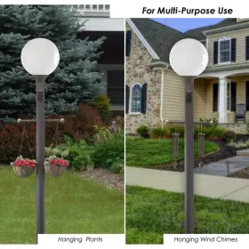 7-C-BZ SOLUS Burial Lamp Post Cross Arm Grounded Convenience #2