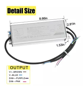 Gssld SOSEN Led Driver Watts Waterproof Power Supply