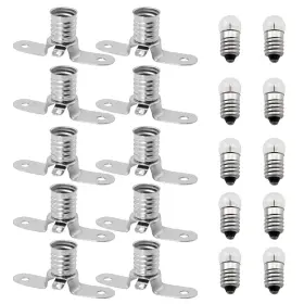 729388725441 SQXBK Miniature Screw Base Light Bulbs Socket