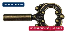 665654122951 STEAMLIT Antique Key Turn Knob Sockets Thread