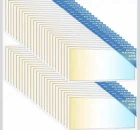 SM2X4-50W-0K-48PK-FBM SUNCO Pack Led Flat Panel Light Ceiling