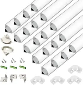 1002 SUNNY WOOD Thmoother Led Strip Channel Diffuser Syste