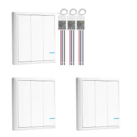 KS-SW3-3REV SUPERINKTONER Wireless Wall Switch Receiver Light