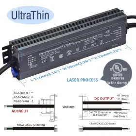 431271718462 SUPERLIGHTINGLED Triac Waterproof Dimmable Power #3