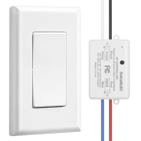 445013136194 SURAIELEC Wireless Remote Light Switch Wiring Rf
