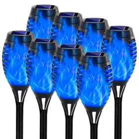 B0FLK9KNJT SWINGERS Solar Torch Lights Flickering Flame Deco