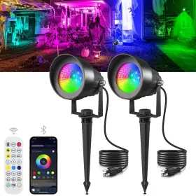B0FF8XN6LN T-SUN Smart Rgbw Changing Landscape Lights Remote