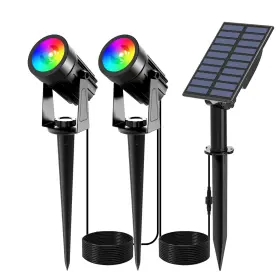 B08ZJ69XRV T-SUNUS Solar Spot Lights Christmas Changing