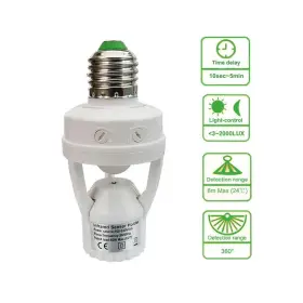 734009972586 TAIGEGUANG Motion Sensor Light Socket Screw Bulb #3